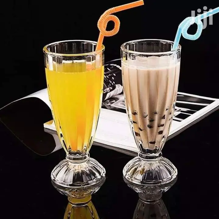 6 Pieces Milkshake And Smoothie Glasses