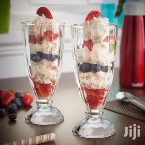 6 Pieces Milkshake And Smoothie Glasses