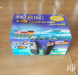 New Prestige Car Alarm With Engine Cut Off, Installation Fre