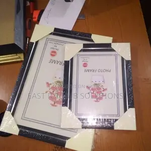 A4 Black Frames With Silver Lining