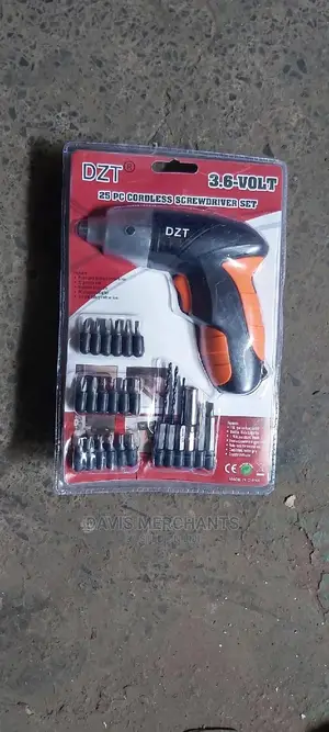 CORDLESS Screwdrivers. Rechargeable With Accessories