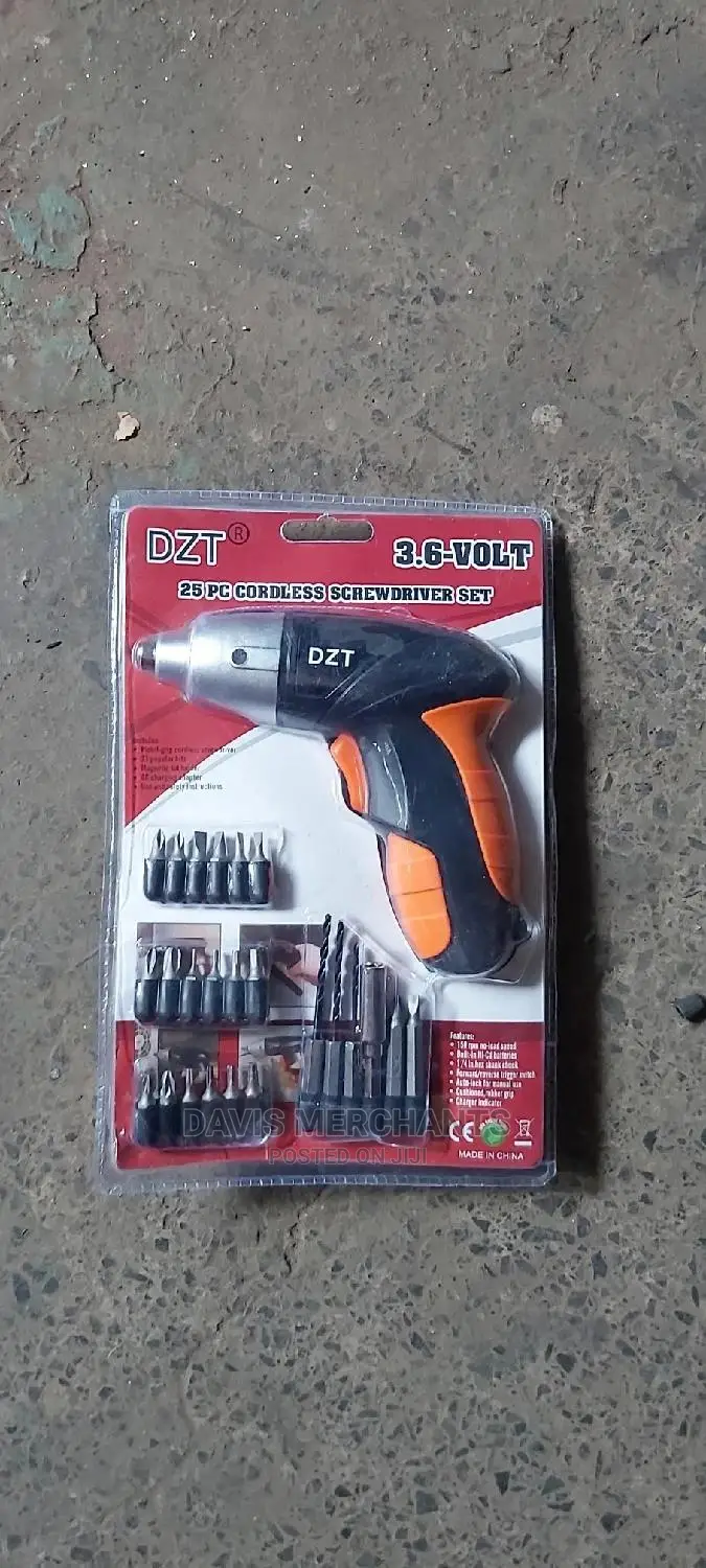 CORDLESS Screwdrivers. Rechargeable With Accessories