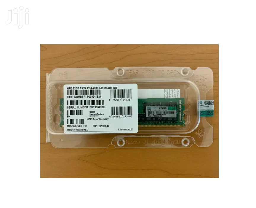 New Hpe 32gb 2rx4 Pc4-2933y-R Memory Factory Sealed