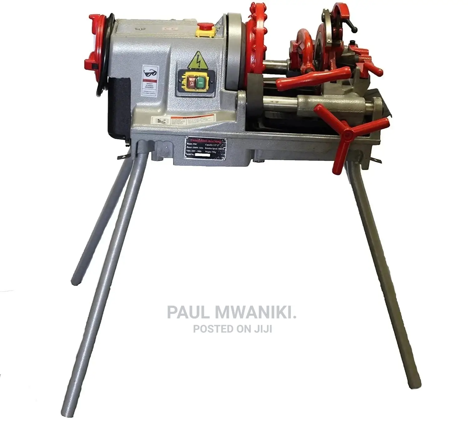 Electric Steel Pipe Threading Machine.