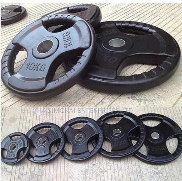 Standard Rubber Coated Weights - main view