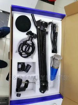 BM 800 Condensor Mic ,Wall Stand,Pop Filter & Sponge