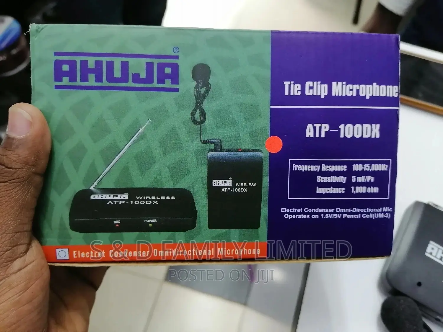 Ahuja Tie Clip Mic