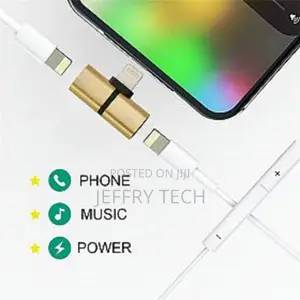 Lightning To 3.5mm AUX Audio Headphone & Lightning Adapter