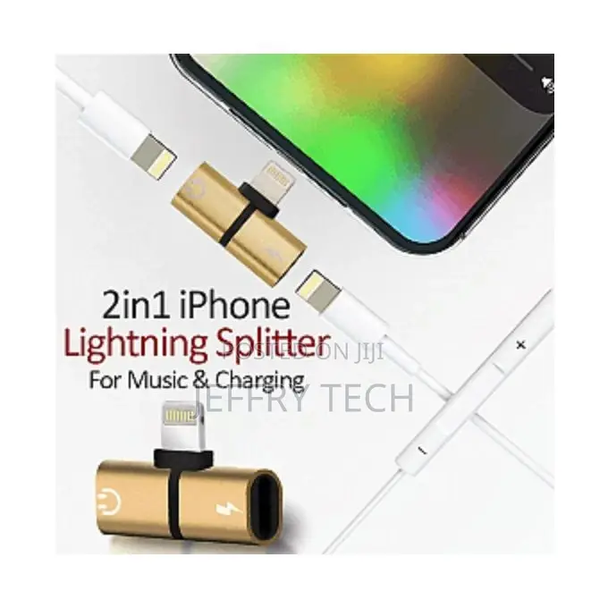 Lightning To 3.5mm AUX Audio Headphone & Lightning Adapter