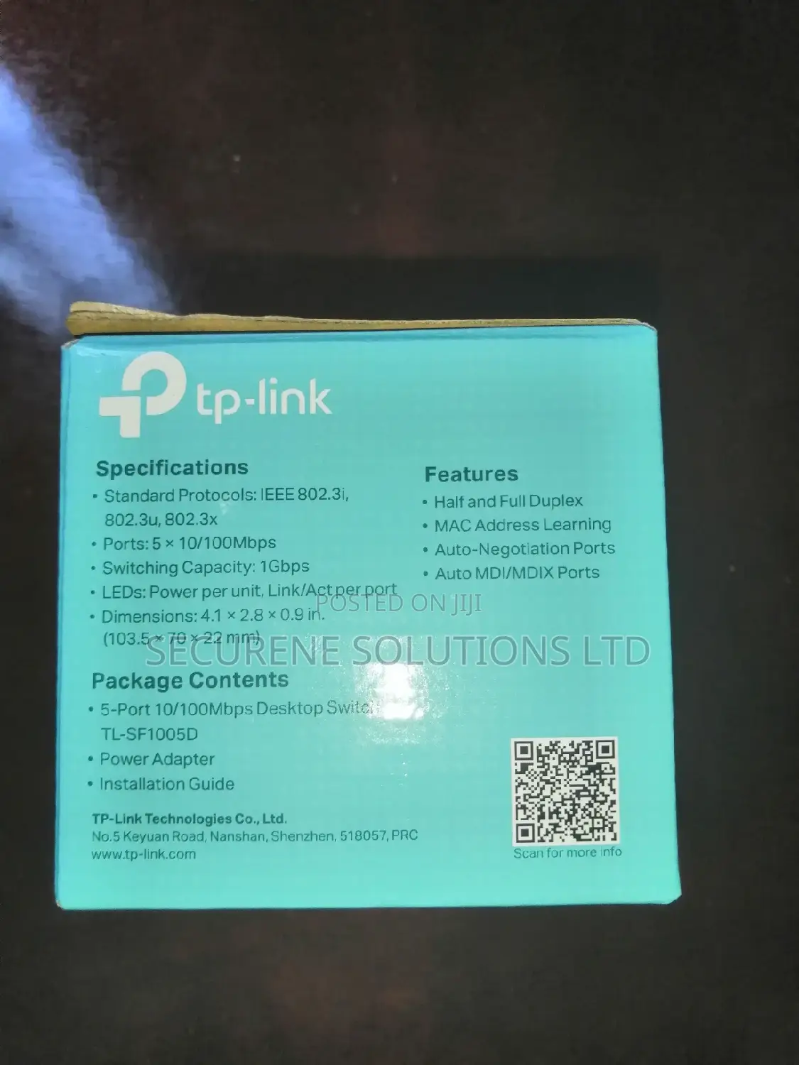 Tp-Link TL-SF1005D 5-Port 10/100mbps Desktop Switch