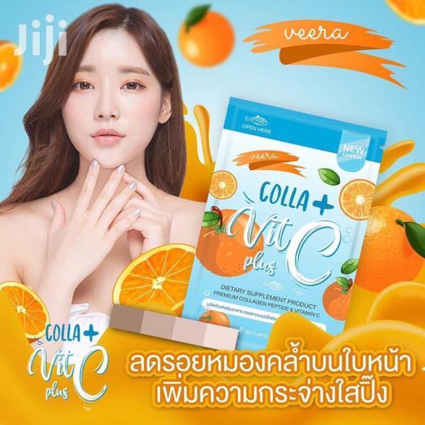 Collagen Plus Vitamin C Dietary Supplements.(60capsules)