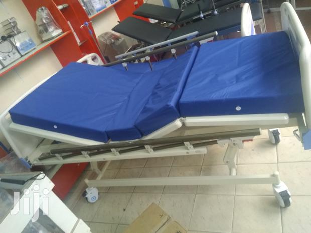 3 Crank Manual Hospital Bed - main view