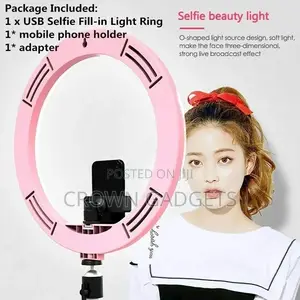 Neewer RL-14 LED Ring Light On Center With Light Stand, Sof