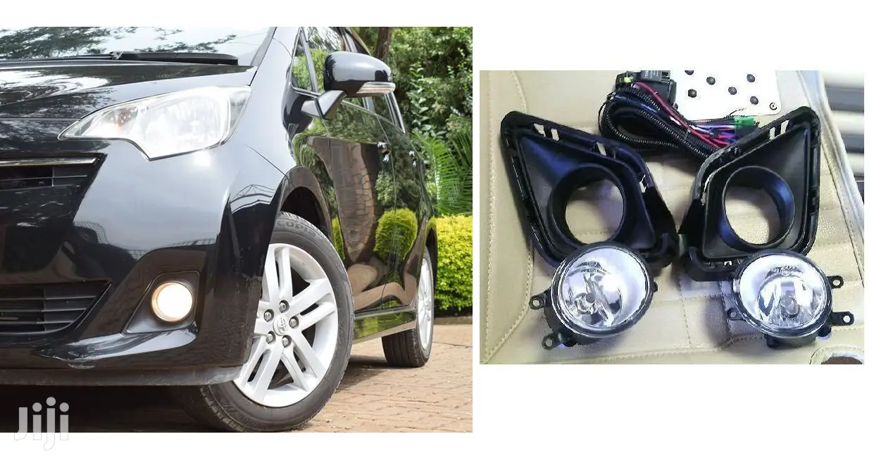 NCP125: Toyota Ractis: Fog Lamp Set With Covers, Yr2014+