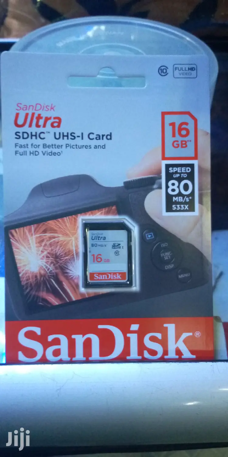 16 Gb Ultra SDXC UHS-1 Card.