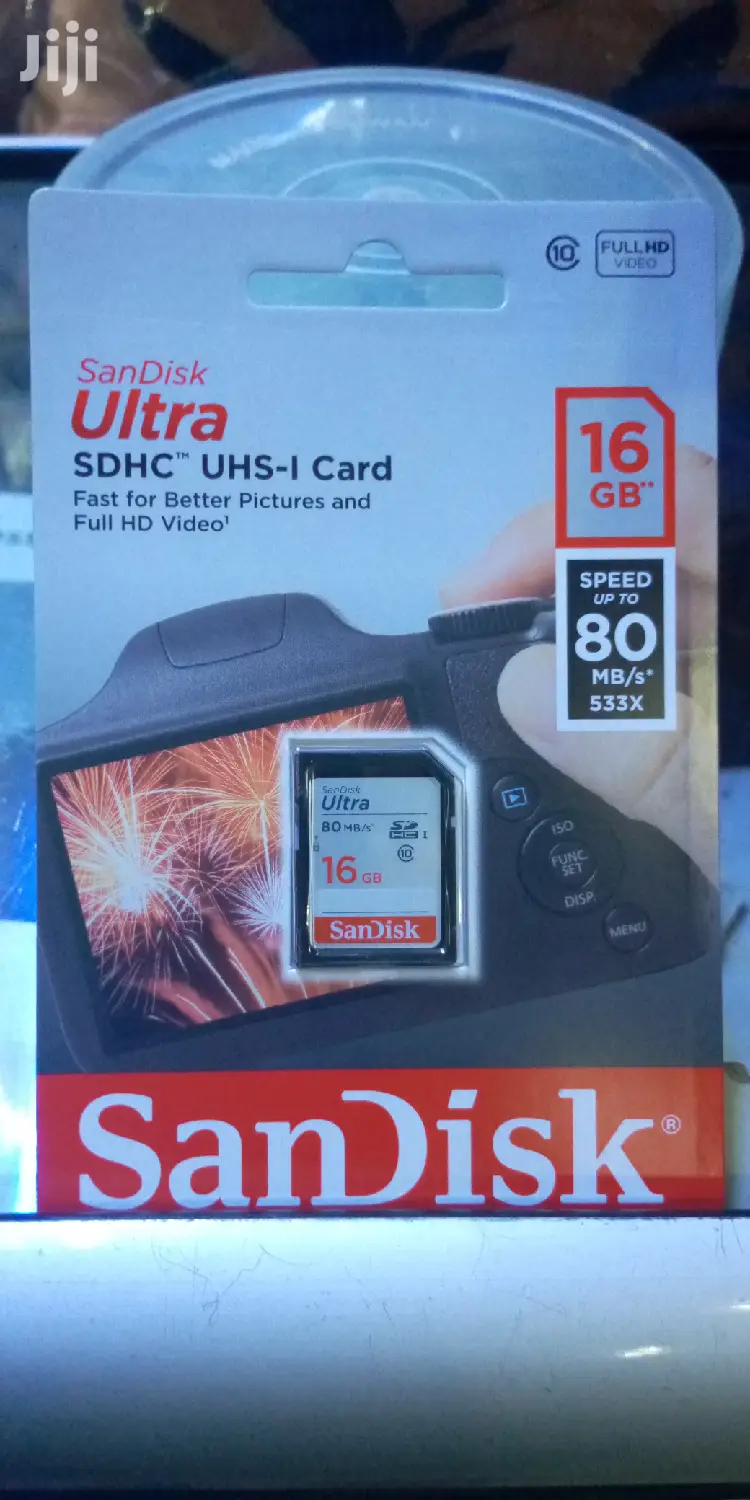 16 Gb Ultra SDXC UHS-1 Card.