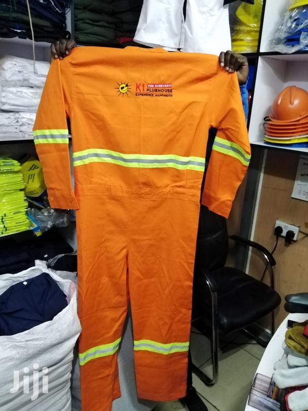 Orange Safety Overalls