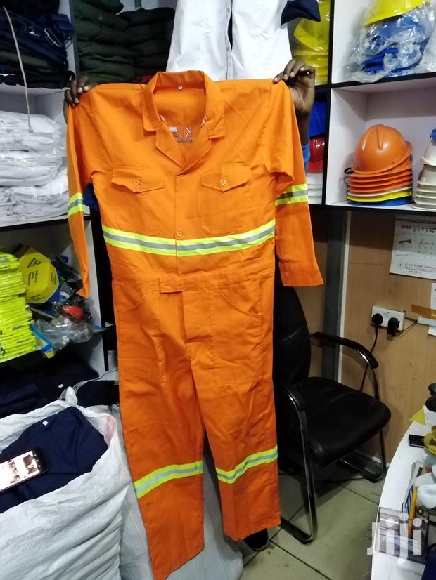 Orange Safety Overalls - thumbnail 2