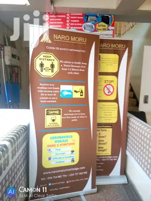 Corona Guideline Roll Up Banner