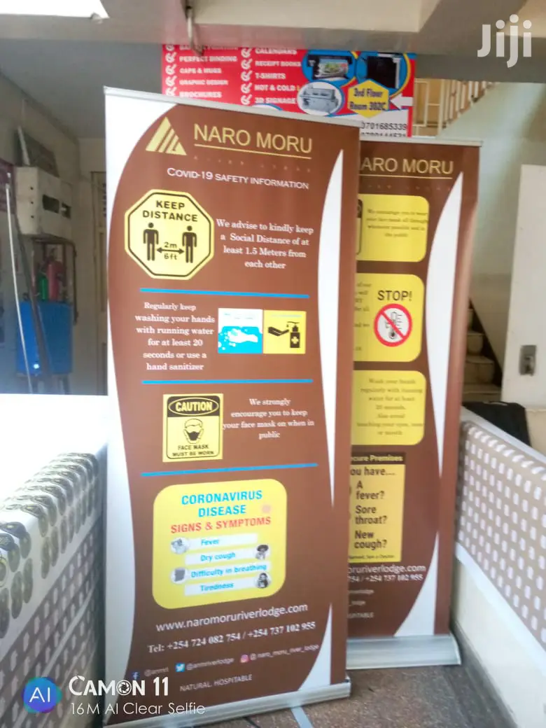 Corona Guideline Roll Up Banner