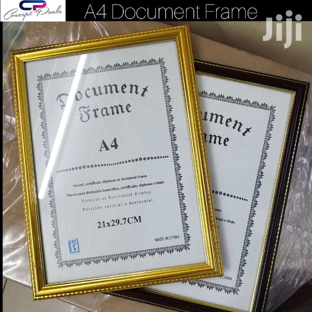 A4 Document Frame