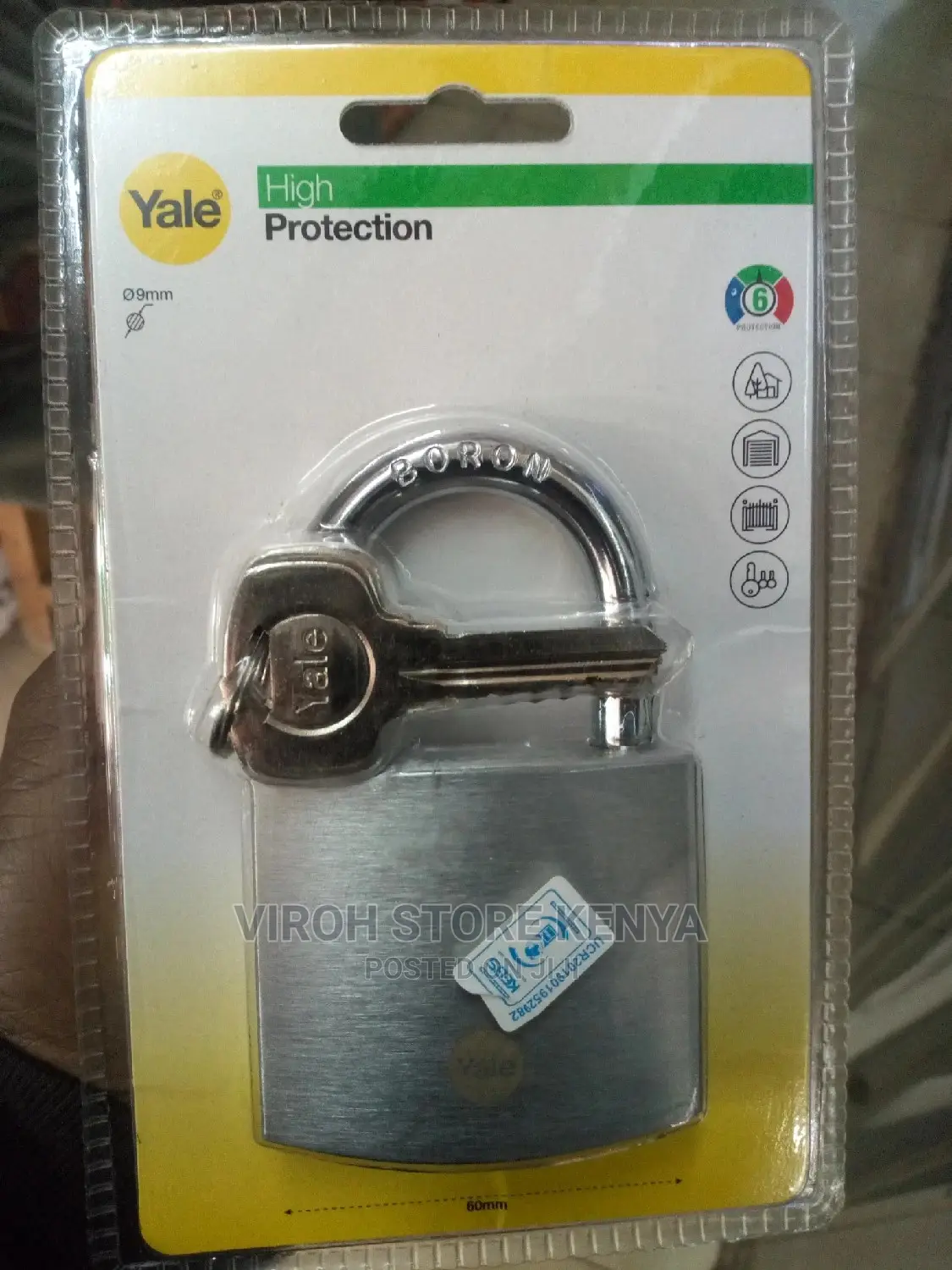 Yale Padlock 70mm
