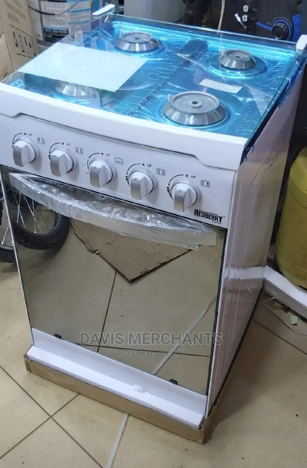 Redberry Four Burner and Oven Cooking Gas Stove