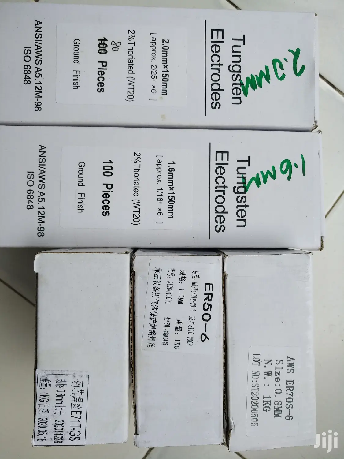 Mig Gasless/ Flux Core Wire TIG Tungsten Electrodes
