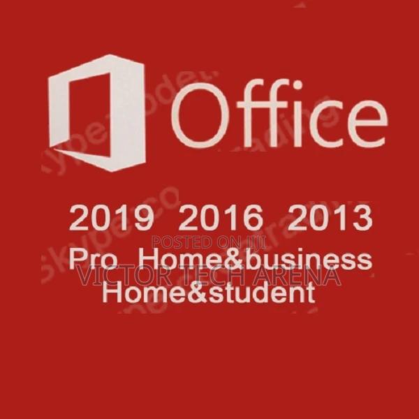 Microsoft Office 2013,16 2019 - main view