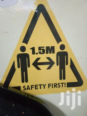 Social Distance Stickers Printing 10cm