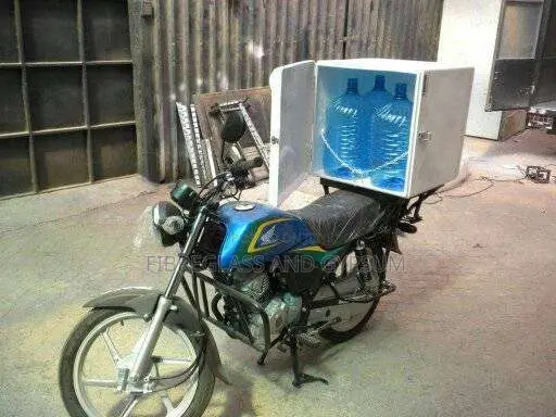 Fibreglass Carrier/Courier Boxes for Motorbikes