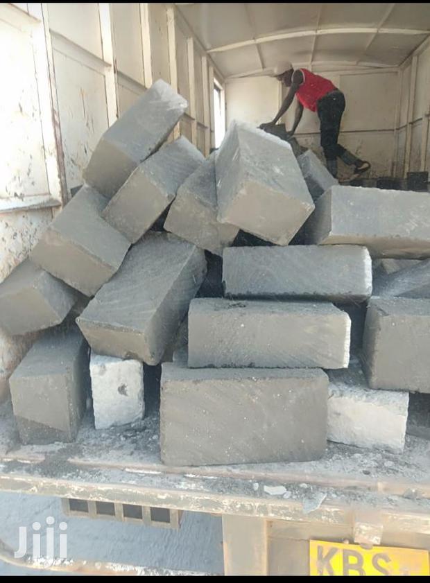 Grey Machine Cut Stones