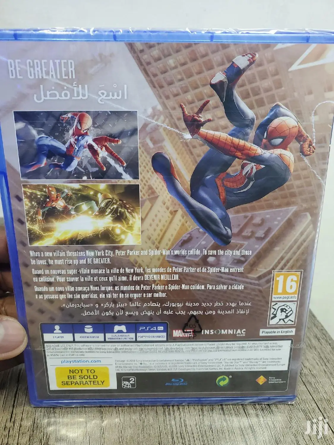Spiderman Marvel Game of the Year