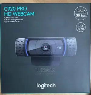 Logitech C920 PRO HD Webcam, 1080p Video With Stereo Audio
