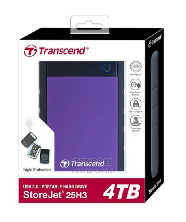 Transcend 4TB Storejet 25H3 External Hard Disk Drive HDD
