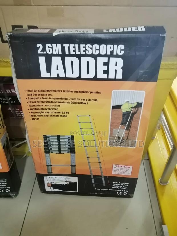 2.6mtrs/8.5ft Single Telescopic Ladder