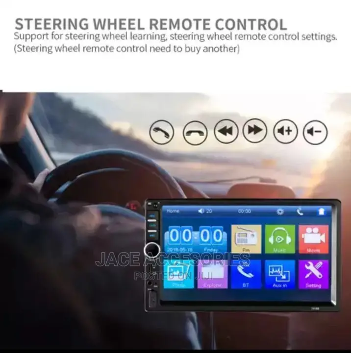 Car Touchscreen Mp5 Radios With Free HD 12 Led Camera