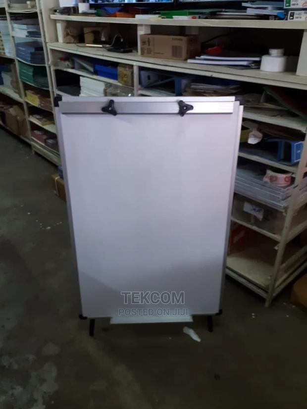 Whiteboard 3 by 2 White Board Flip Board Stand - thumbnail 2
