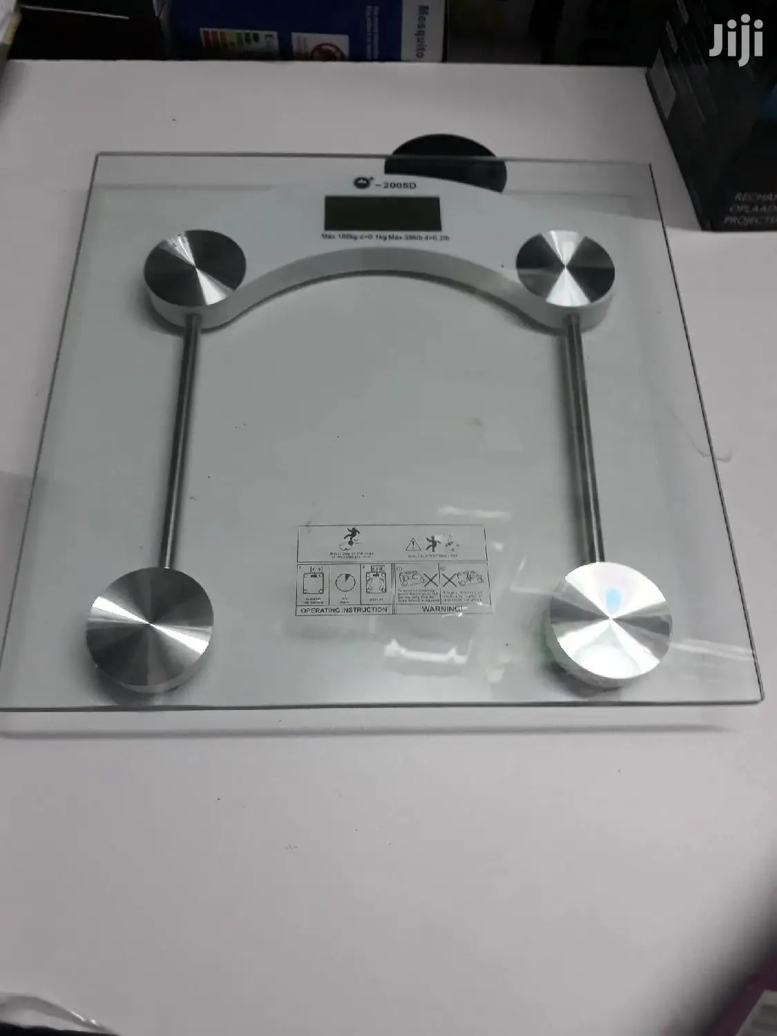 Transparent Bathroom Home Scale Max 180kg