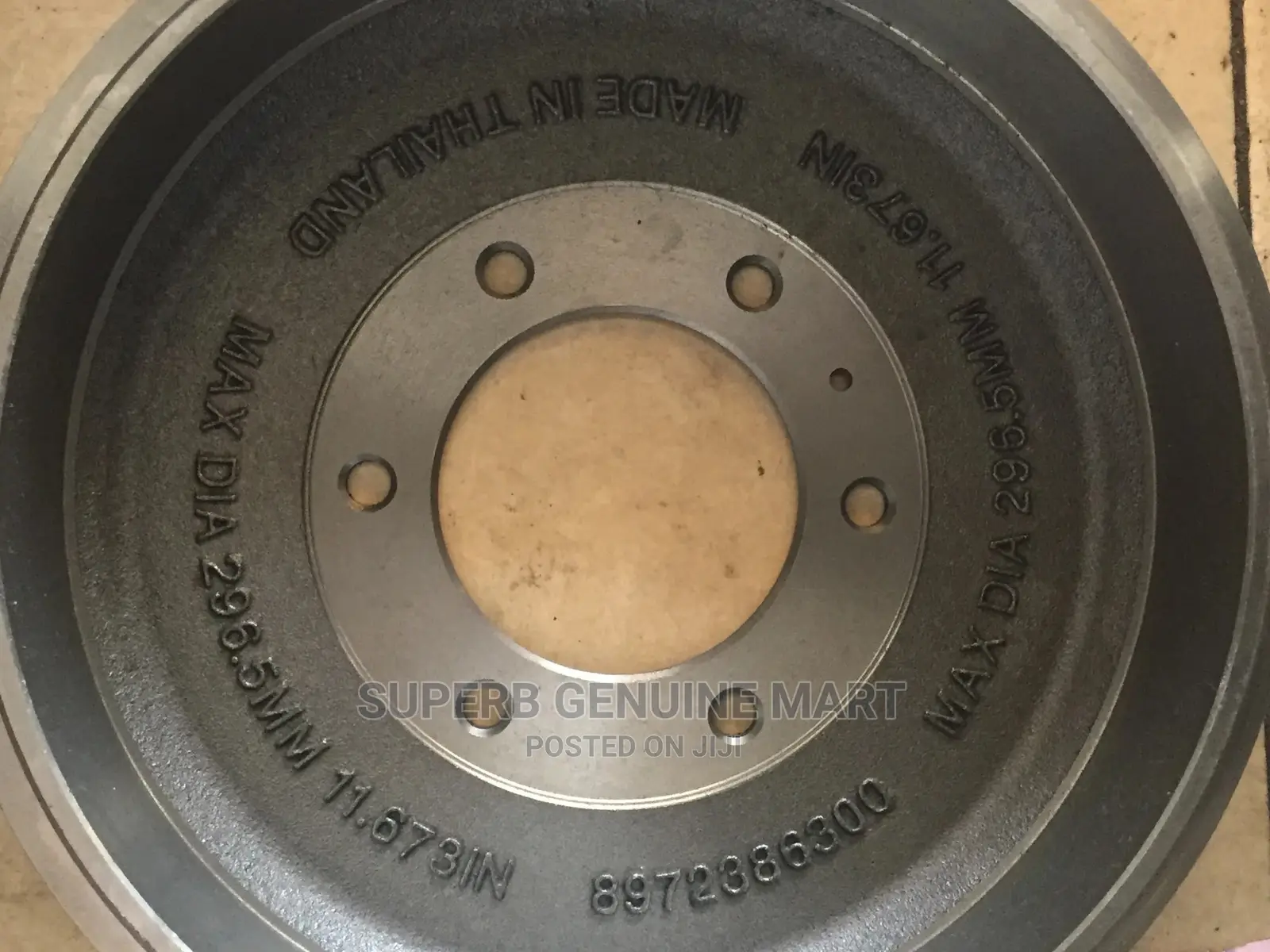 Genuine Brake Drum Dmax