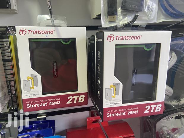 2tb Transcend Portable External Harddisk Drive - main view