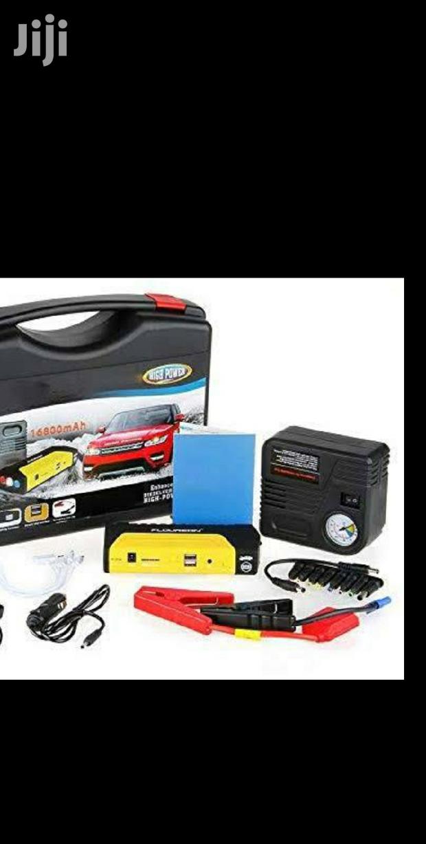 Jump Starter Tool Kit With Compressor and Cables