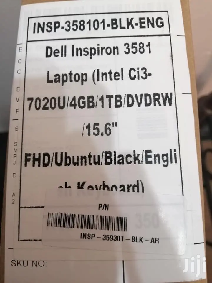 New Laptop Dell Latitude 15 3580 4GB Intel Core I3 1T
