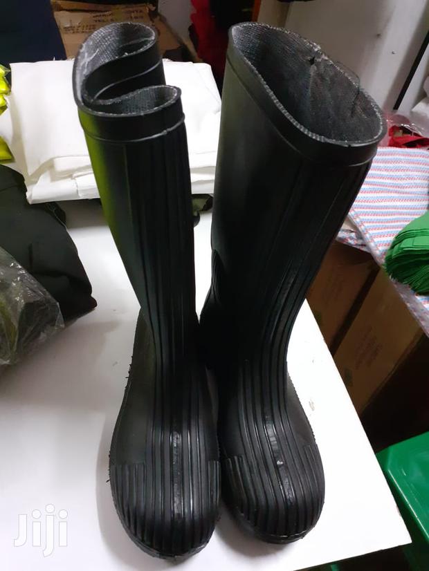Black Heavy Duty Gumboots/Work Master Gumboots - main view
