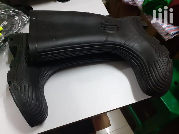 Black Heavy Duty Gumboots/Work Master Gumboots - thumbnail 2