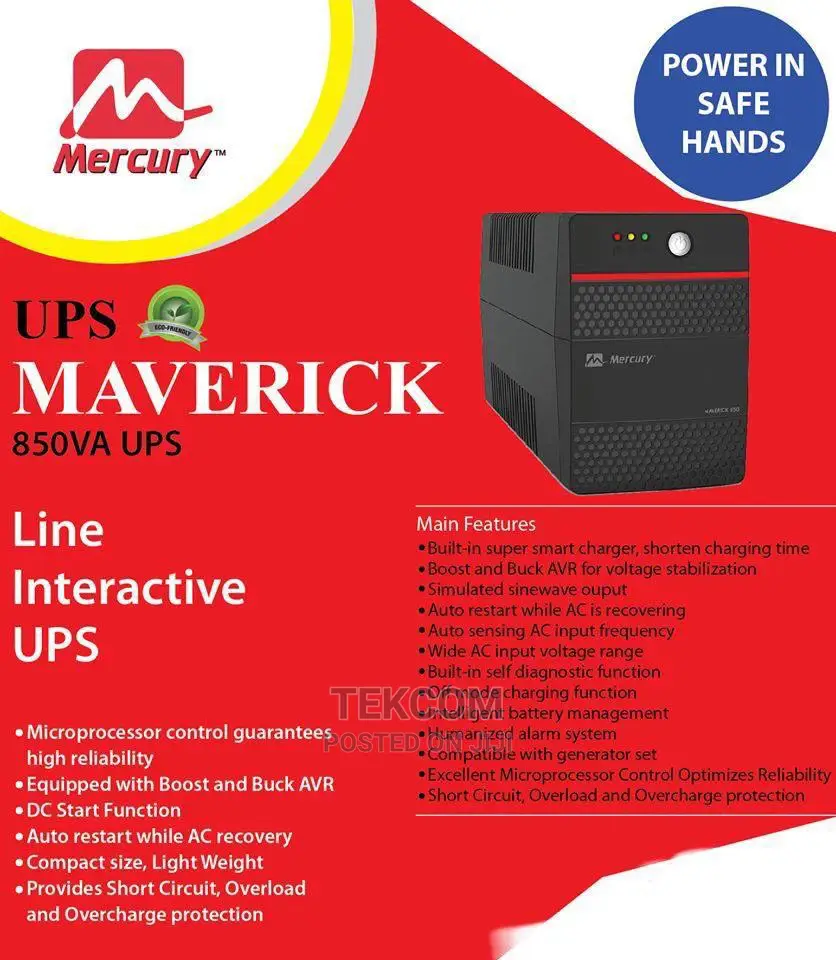 Mercury 850va Line Interactive Ups _