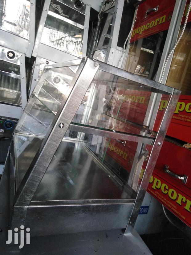 Chip's Display Warmer-Electric Flat Galvanized Chip's Warmer - main view