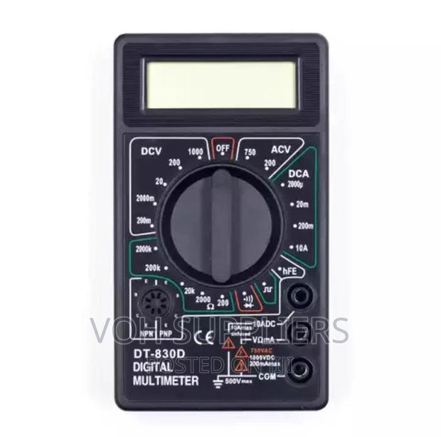 LCD Digital Multimeter AC/DC 750/1000V Volter - thumbnail 2