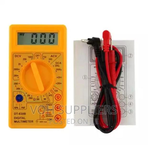 LCD Digital Multimeter AC/DC 750/1000V Volter - thumbnail 3