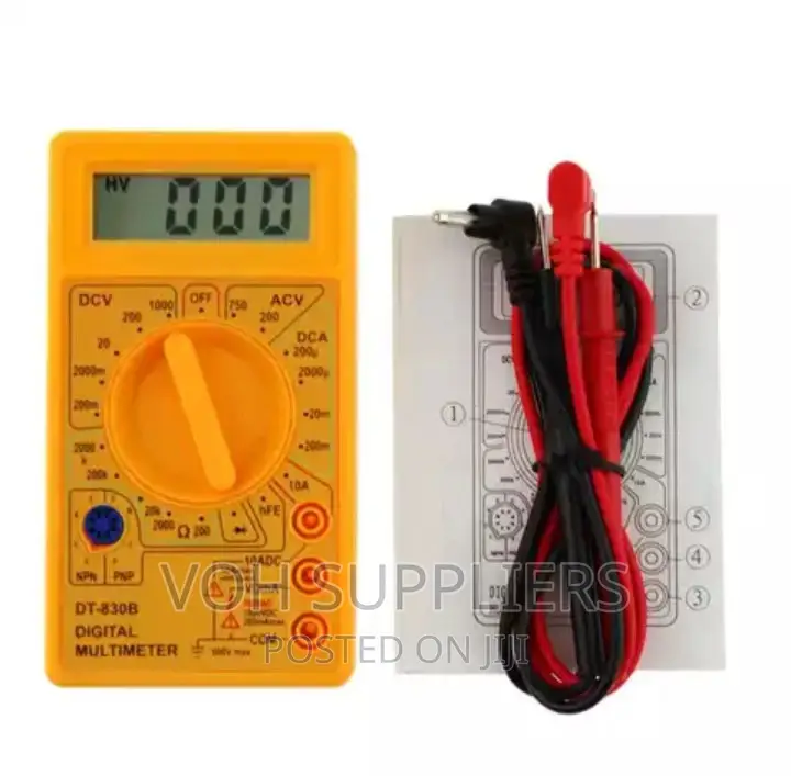 LCD Digital Multimeter AC/DC 750/1000V Volter